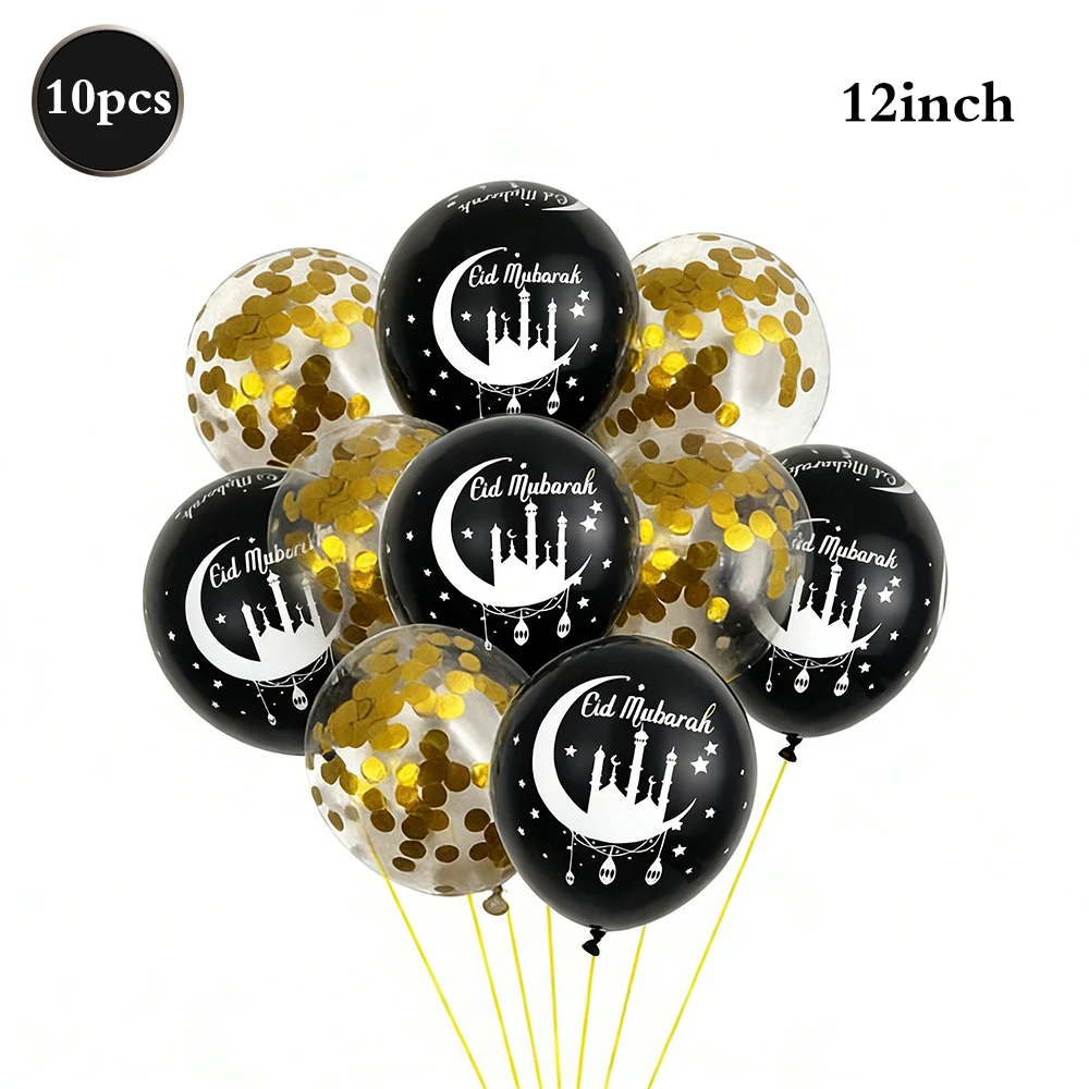 Umrah Mubarak Party Luftballons Ramadan Banner Mubarak Ramadan Eid Stern Mond Folienballon Happy Eid Muslim Islam Festival Supplies – Detail 11