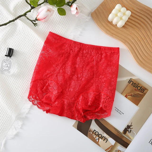 Ultra-thin Lace Panties shapewear Women tummy control Sexy High