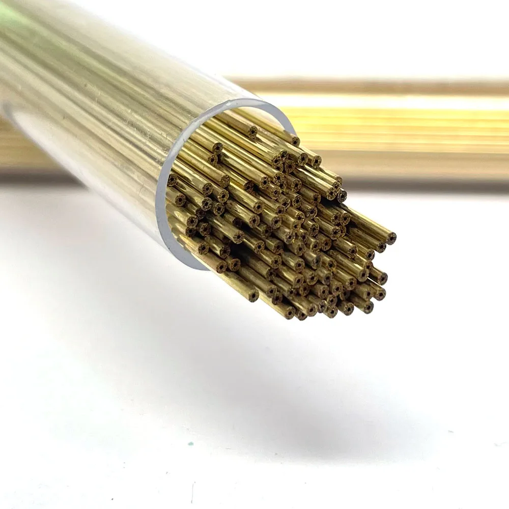 Drilling Brass Electrode Tube Single Hole OD0.9*400mm for EDM Drilling Hole Machine