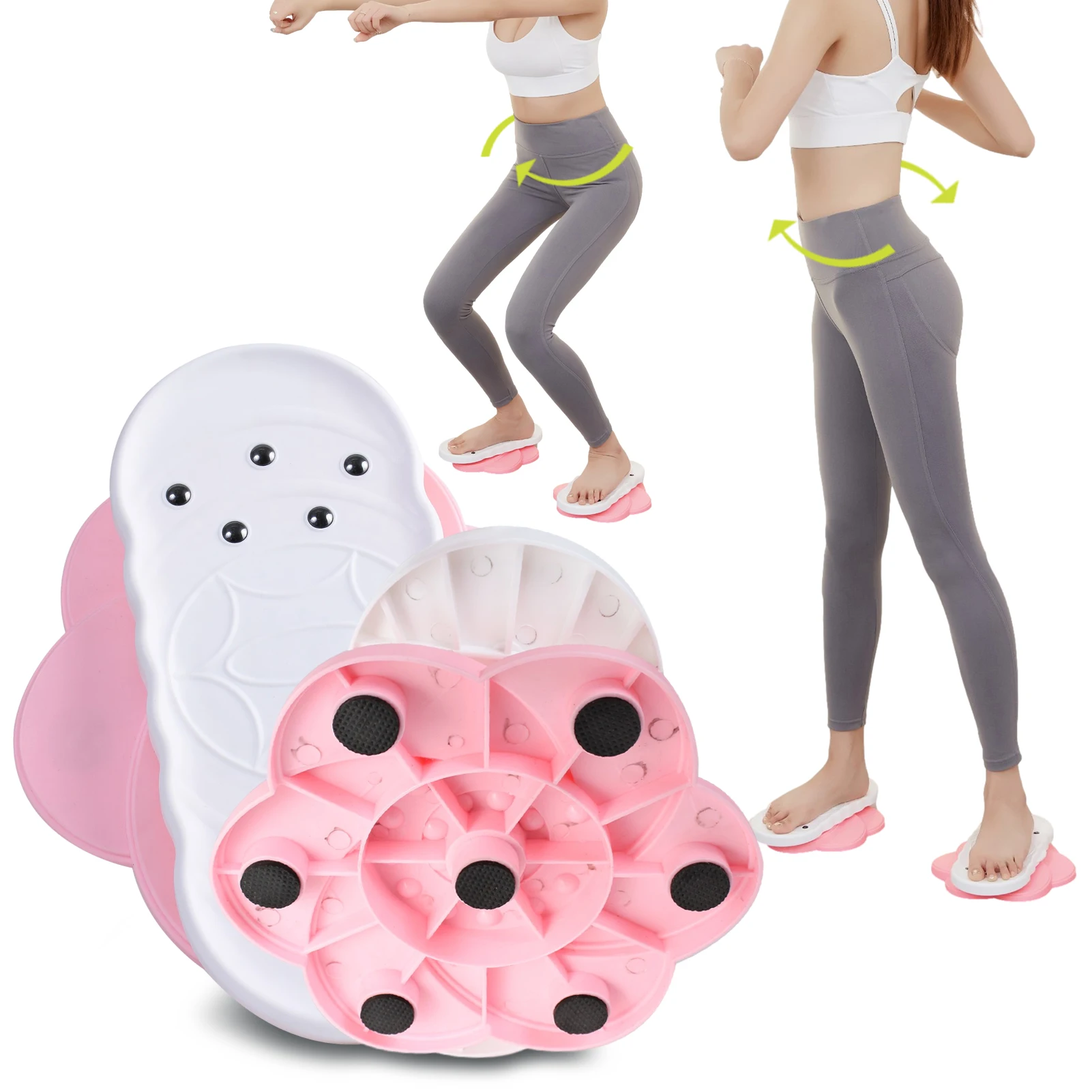 

Twister Board Upgrade Waist Twisting Disc Portable Twist Board Twisting Stepper For Aerobic Exercise Full Body Toning Workout