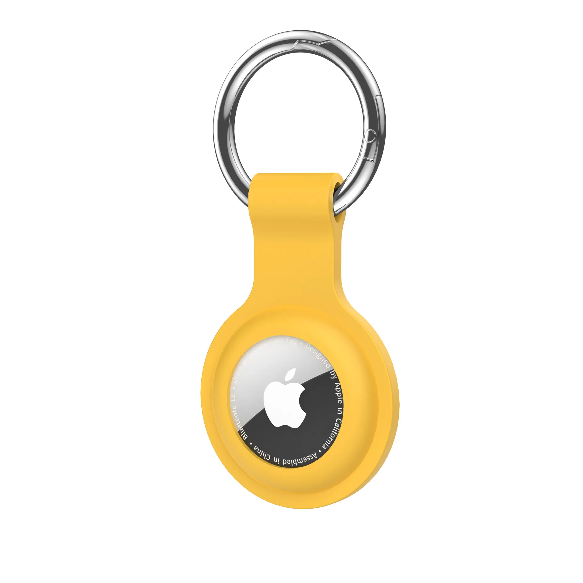 Silicone Protective Keychain Cover for AirTag - Anti-Loss Pendant Accessory