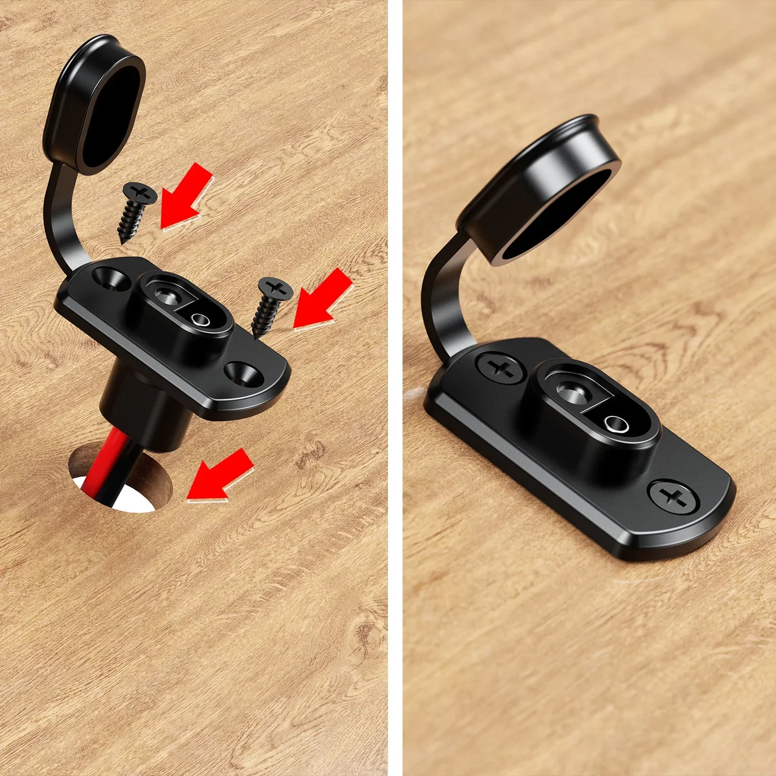 SAE Quick Connector Harness SAE Adapter Male Plug to Female Socket Cable 1FT 12AWG Extension Cord
