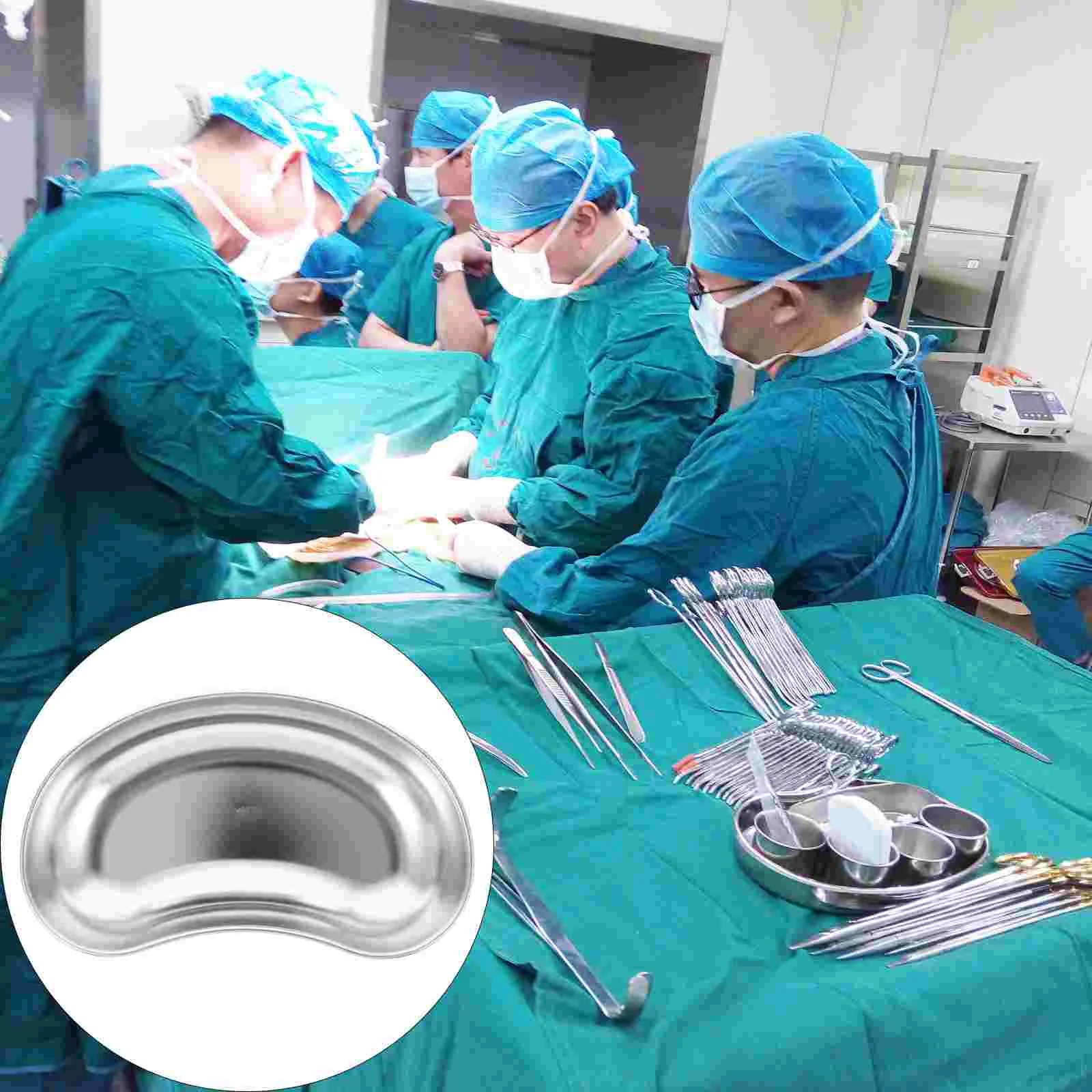 

Stainless Steel Tray Laboratory Equipment Kidney Shape Surgical Trays Experiment Clinical Instrument