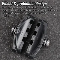 LEBYCLE vélo de route cyclisme freinage c-plaquettes de frein blocs supports chaussures en caoutchouc durables 50mm plaquettes d'étrier 5
