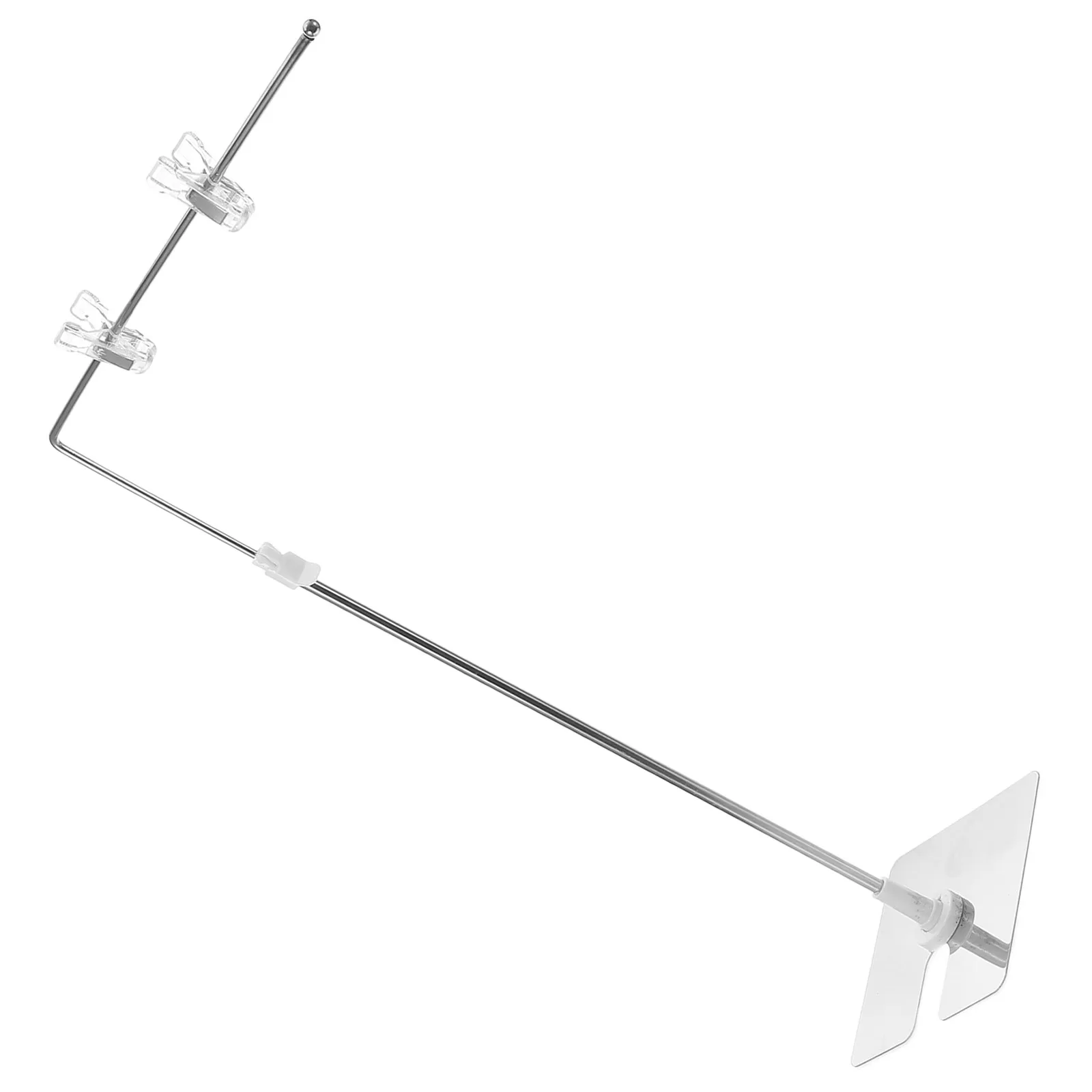 스테인리스 스틸 데스크탑 배너 스탠드 포스터 홀더 디스플레이 랙 공간 절약형 모던 디자인 (슈퍼마켓, 사무실, 상점용)