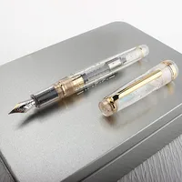 Jinhao 82 Fluorescent White Fresh Color Fountain Pen  Acrylic Barrel Fine Nib for Writing Calligraphy Office School 2