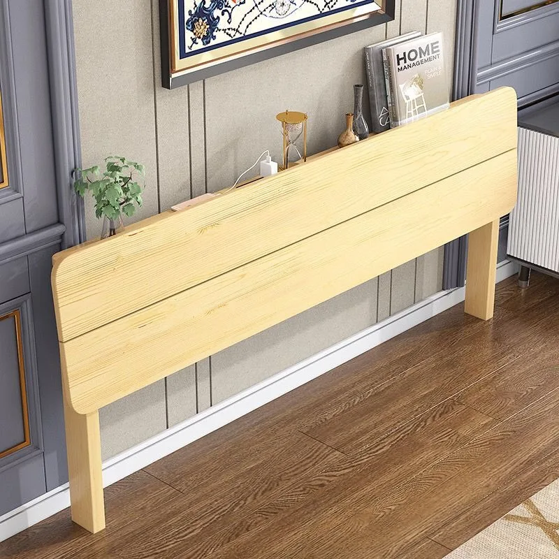 Solid wood bedside backrest board 1.8 meters household single 1.5 meters tatami bedside simple headboard