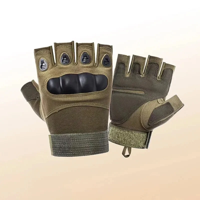 Finger Gloves Universal Protective Half Finger Gloves for Training Fitness Anti slip Cycling Breathable and Durable Outdoor Travel finger gloves