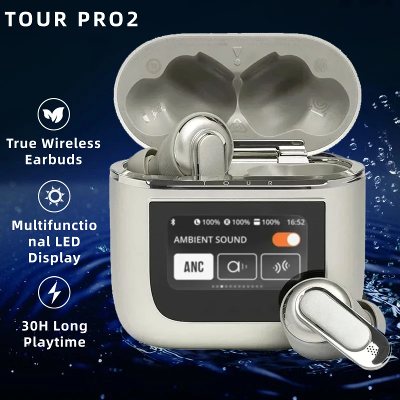 

Беспроводные наушники MzySAMSUNG TOUR PRO 2, TWS наушники с шумоподавлением, с поддержкой Bluetooth, маленькая спортивная водонепроницаемая гарнитура