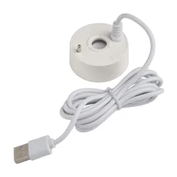 5V USB-Powered Decorative Mist Maker for Water Features and Aquariums (White)
