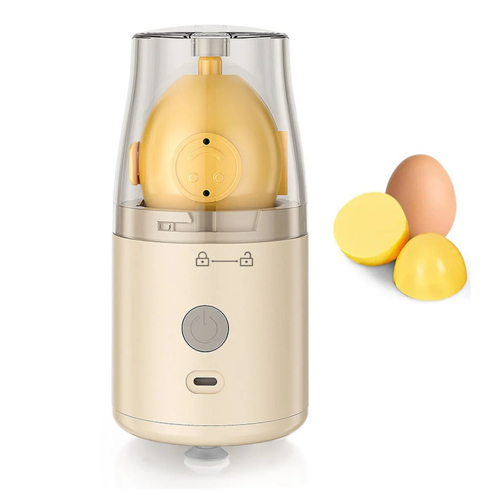  EggFecto Egg Yolk Mixer - Egg Spinner Scrambler for Small and  Large Eggs, Portable Golden Egg Maker for Hard Boiled Eggs, Easy To Use  Manual Egg Shaker