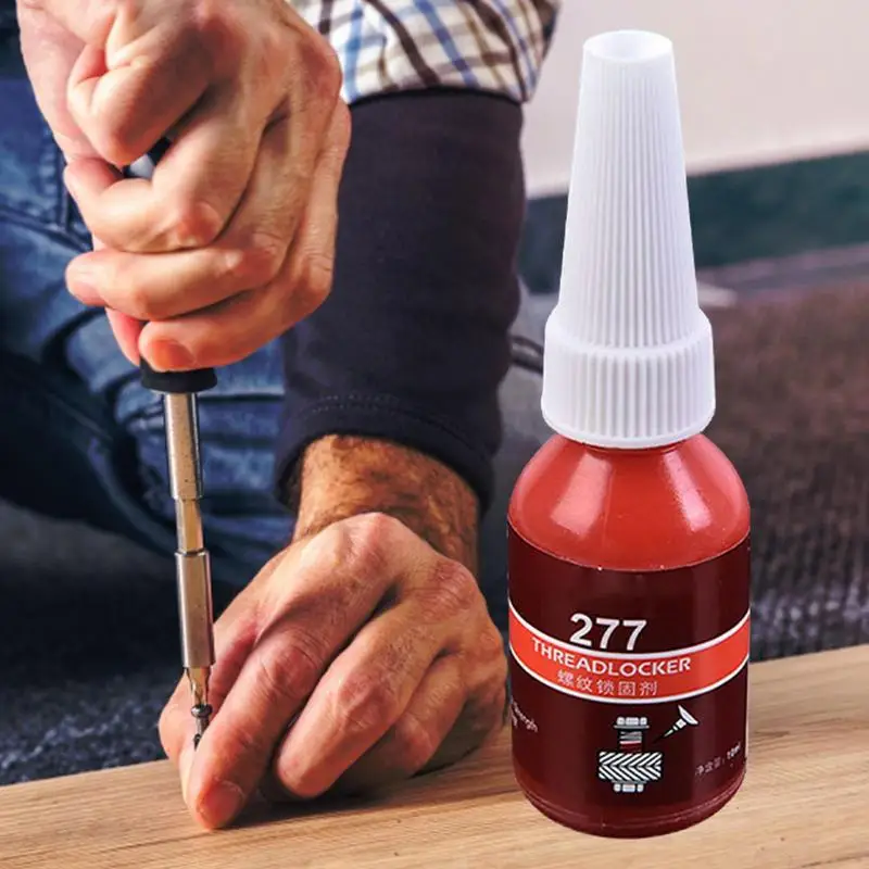 

Red Lock Tight Universal 277 Screw Glue Anaerobic Adhesive Anti Loose Anti Slip Seal Thread Locking Agent Curing Metal Glue