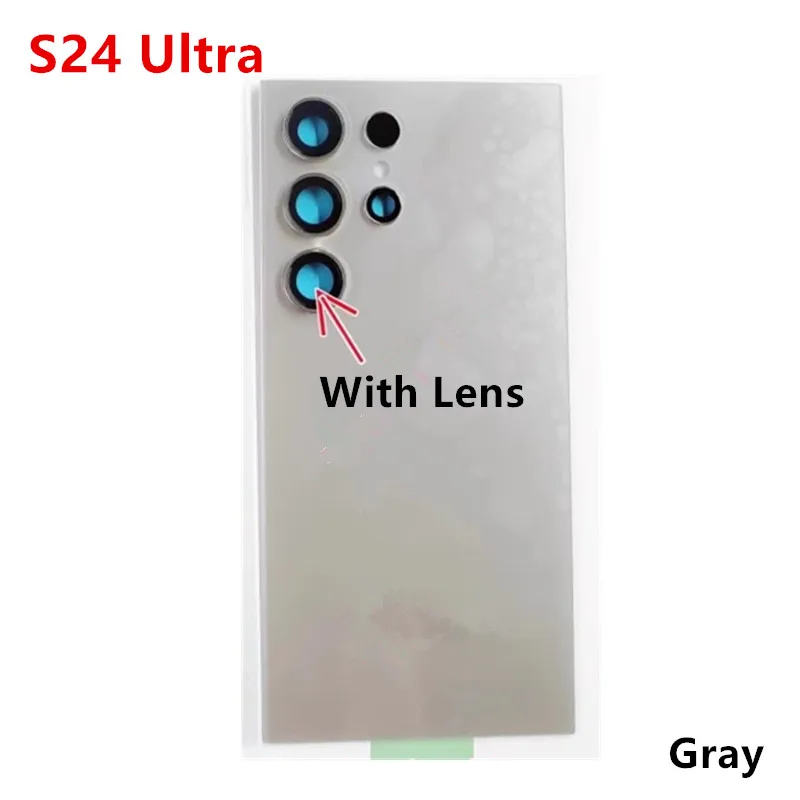 S24Ultra Housing For Samsung Galaxy S24 Ultra S928 6.8" Glass Battery Back Cover Repair Replace Door Rear Case + Camera Lens S8fd0797b15d5445baf186bc40da4c107I