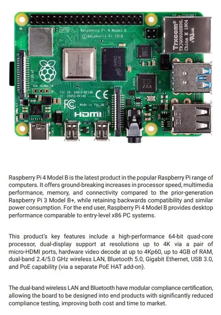 SparkFun Raspberry Pi 4 Basic Kit - 8GB - KIT-17980 - SparkFun Electronics