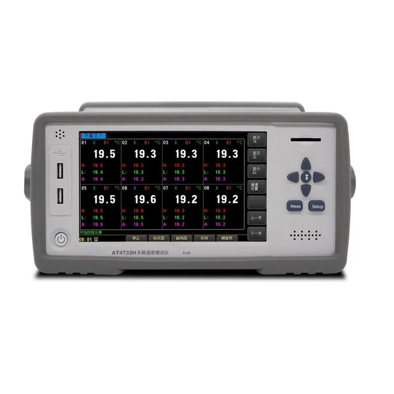 

AT4732H PARALLEL SAMPLING HIGH ISOLATION VOLTAGE MULTI-CHANNEL TEMPERATURE METER DATA LOGGER TESTER