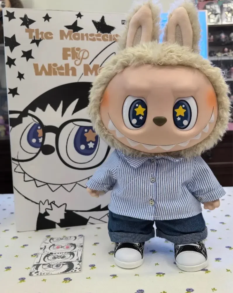 Labubu Flip Wish Me Vinyl Doll The Monsters Action Figure