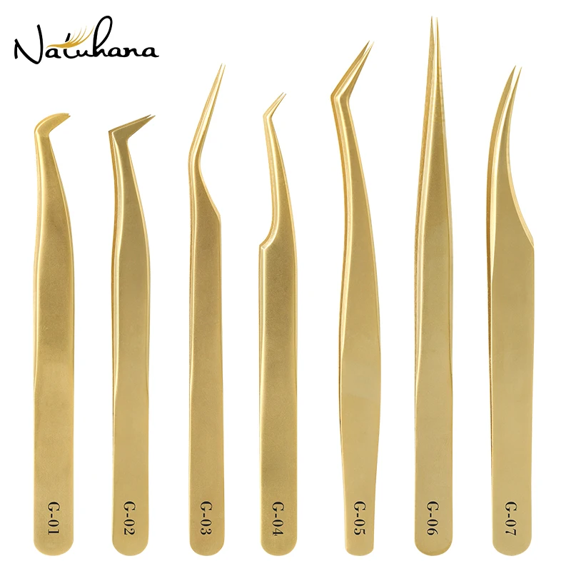3D Tweezers Stainless Steel Volume Eyebrow Tweezer False Eyelash Extension Tweezers for Makeup Tools makeup tool set makeup tool