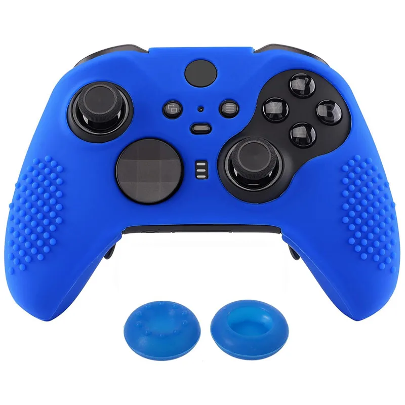 Soft Anti-Slip Silicone Protective Controller Cover with Thumb Grip Caps