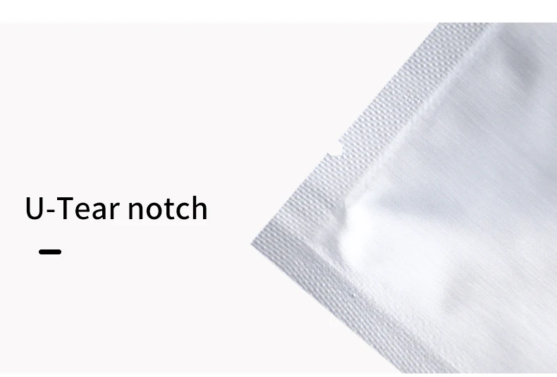 100 stücke Selbst-Dichtung Heißer Dichtung Flache Reine Aluminium Folie Feuchtigkeit-beweis Dichtung Tasche Tee Kaffee Bean Candy hause Verpackung Tasche – Detail 3