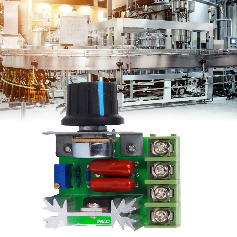 AC 220V 2000W SCR Voltage Regulator Dimming Motor Speed Controller Thermostat Electronic Module voltage regulator