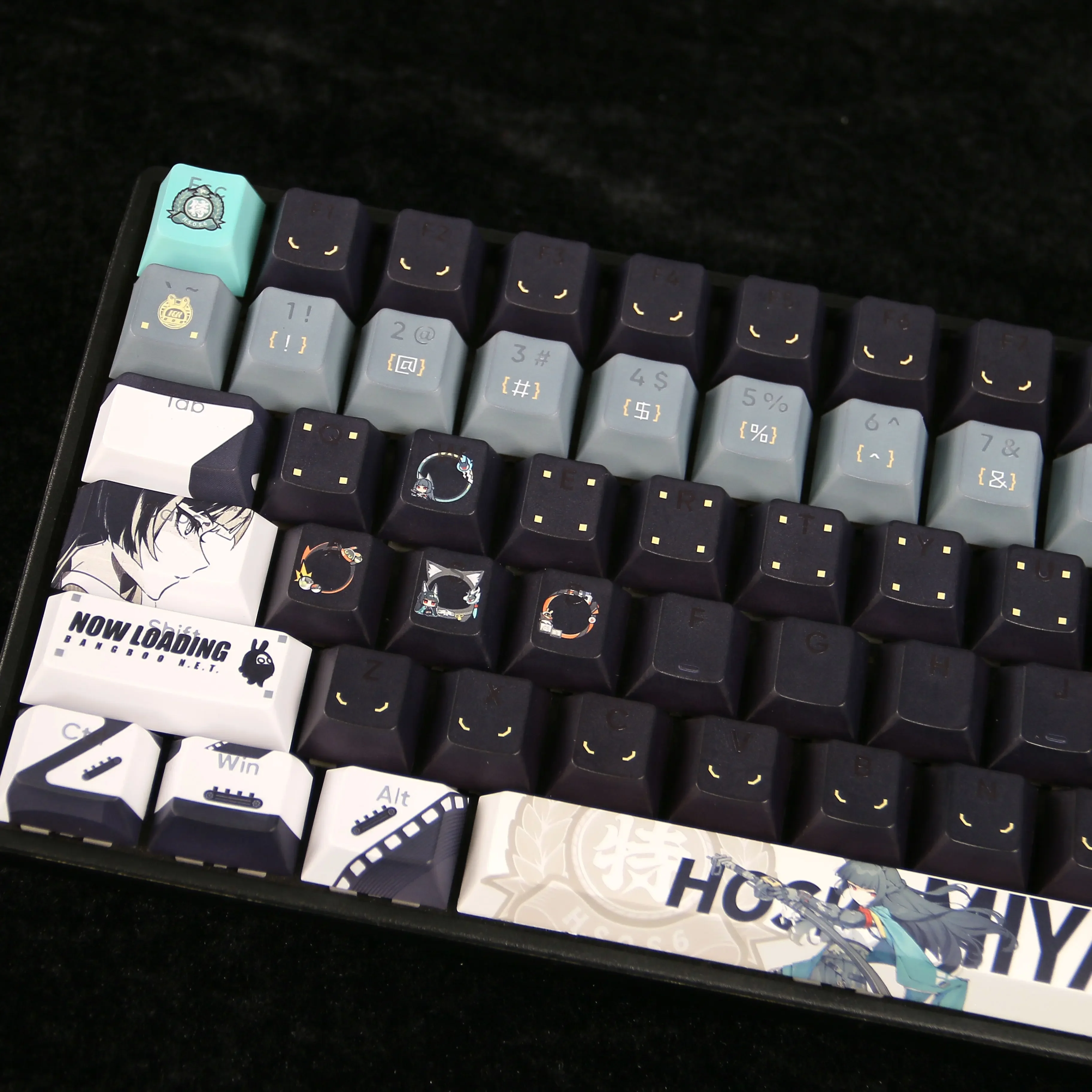 Zenless Zone Zero Keycap Set Cartoon Anime Hoshimi Miyabi Key Caps