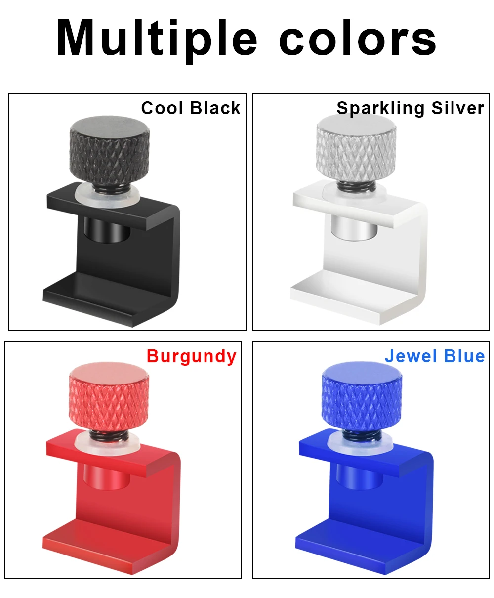XCR3D Glas beheizte Bettklemme 3D-Druckerteile Heizbettplattenklammer für Ultimaker UM Build Platform Retainer 4 Stück/8 Stück – Detail 5