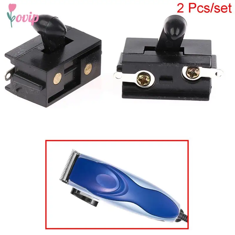 Hair clipper 2 Pcs Electric Hair Trimmer Replacement Power Switch Accessory fit most hair clipper