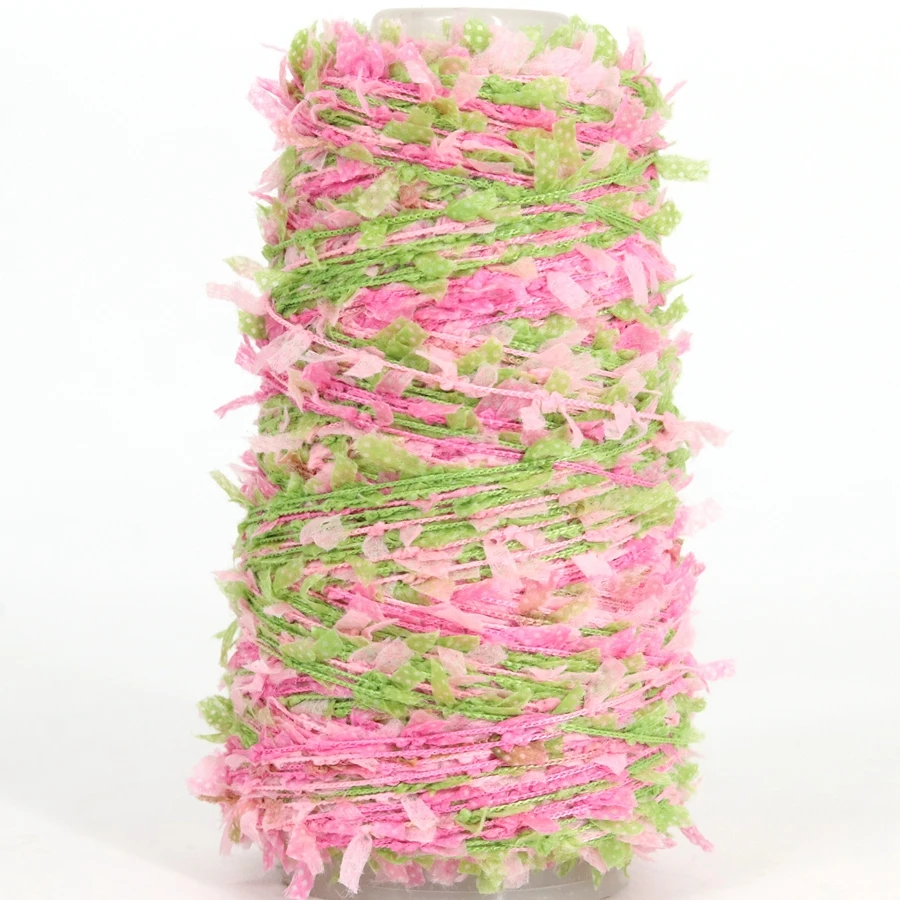 Rainbow Butterfly Colorful Paper Yarn for Hand Knitting Summer Sweaters
