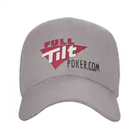 Full Tilt Poker Logo Fashion quality Denim cap Knitted hat Baseball cap 1