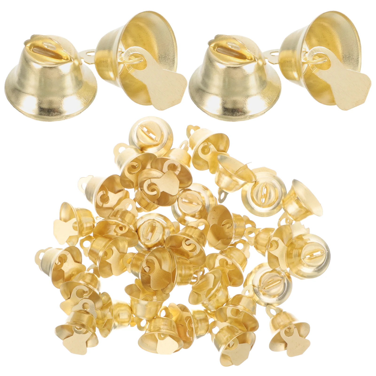 

Christmas Bells Ornaments DIY Bells Christmas Tree Hanging Pendants Mini Bells Charms Iron Bells Hanging Decoration