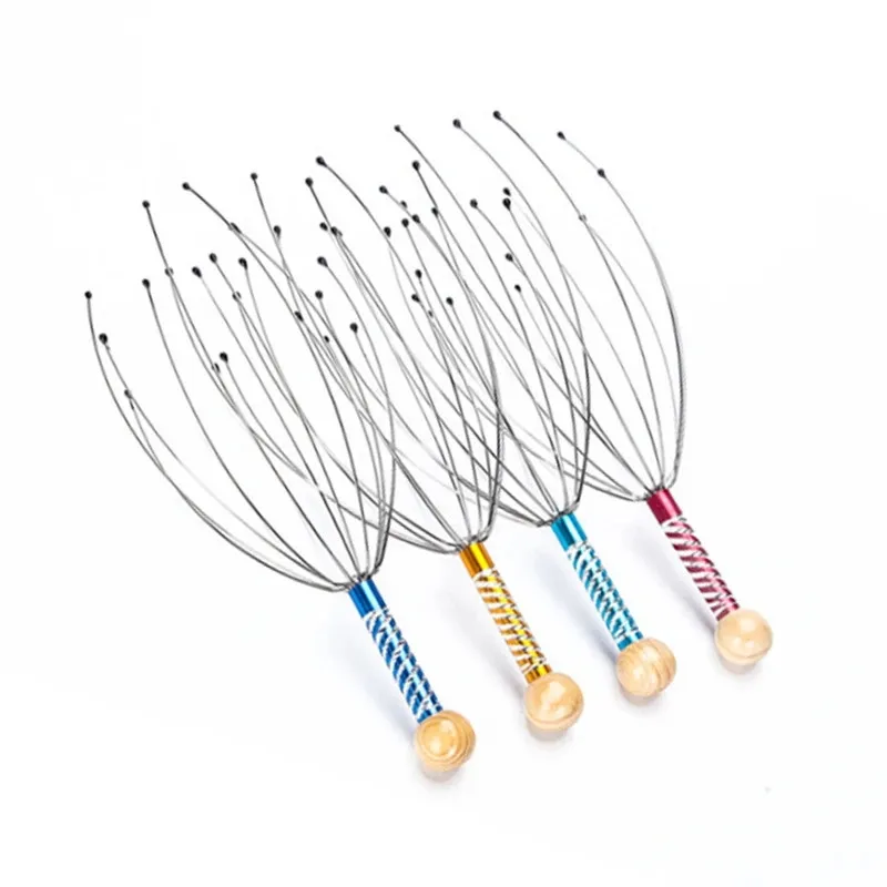 Octopus Head Massager Decompression Toy Remove Muscle Tension Tiredness Headache Anti-stress Sensory Toy for Kids Adult Anti Stress Toys