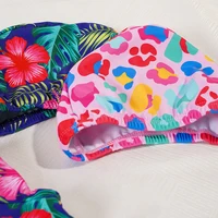 Elinfant Baby 0-2Y Newborn Infant Toddler Baby Boy Girl Swimsuit Short Sleeve Swimwear Beachwear Suit With Hat 5