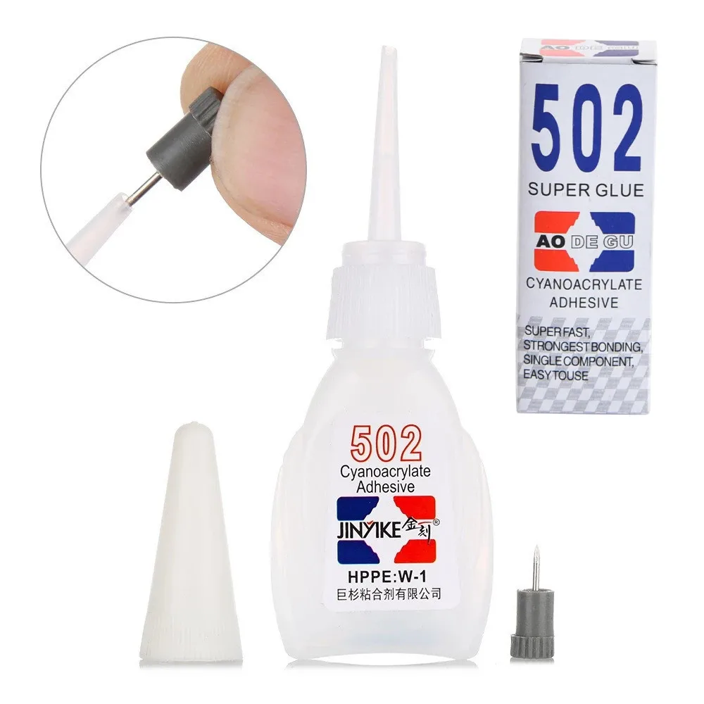 1-5pcs Super 502 Glue Cyanoacrylate Instant Adhesive Fast Repair  Quick-drying