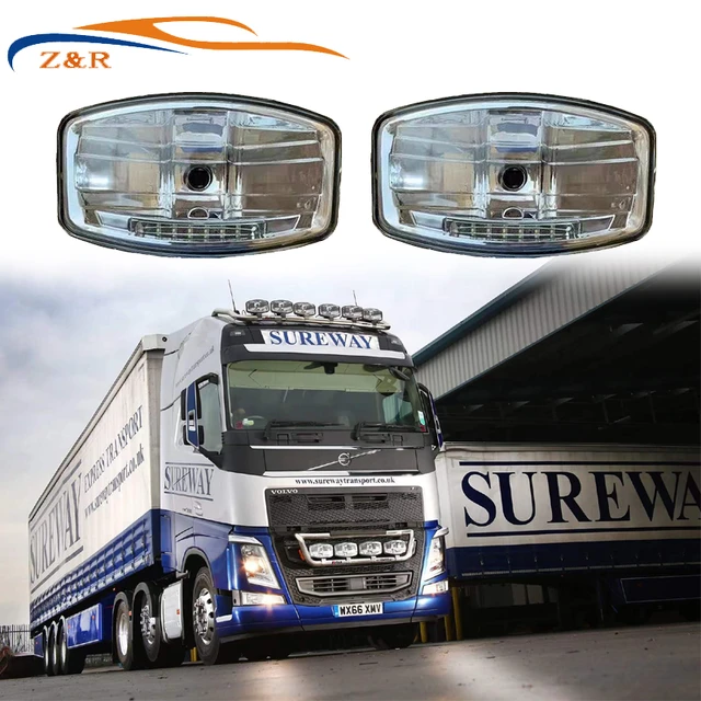 1 PCS Truck Head Lamp Replacement For Scania Volvo Benz Jumbo 320 FF Long  Distance Spot Lights Set H7 with LED - AliExpress
