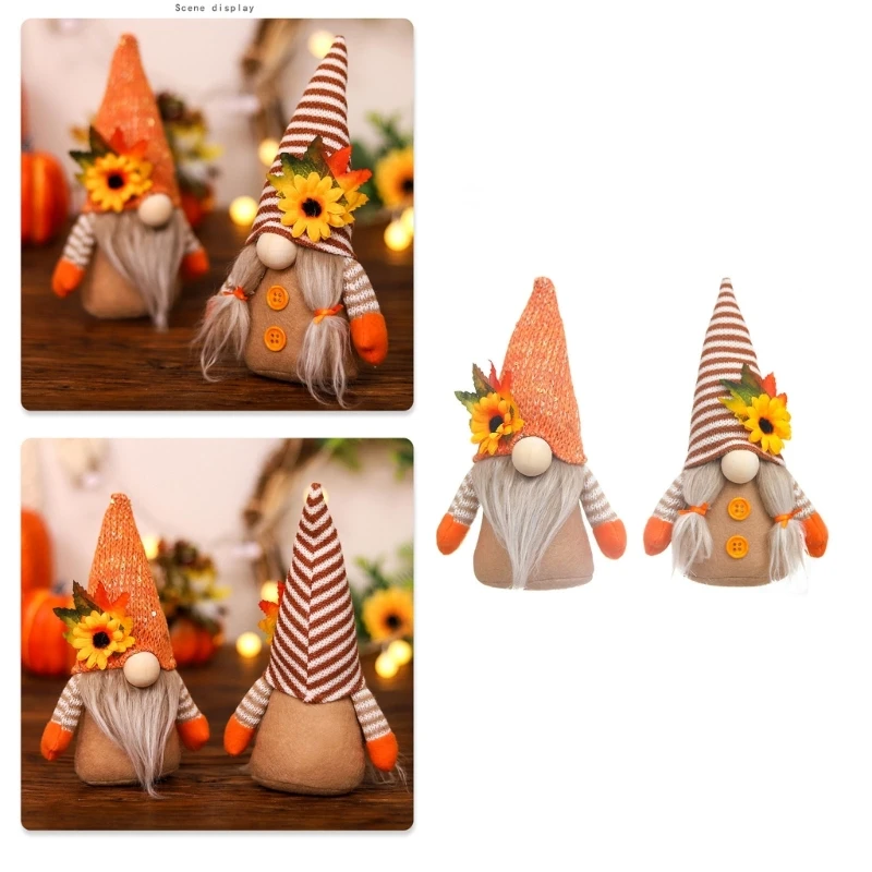 

Farmhouse Decoration Swedish Gnomes PumpkinAutumn Seasonal Decors Bedroom Kitchen Ornament Thanksgiving Party DropShip