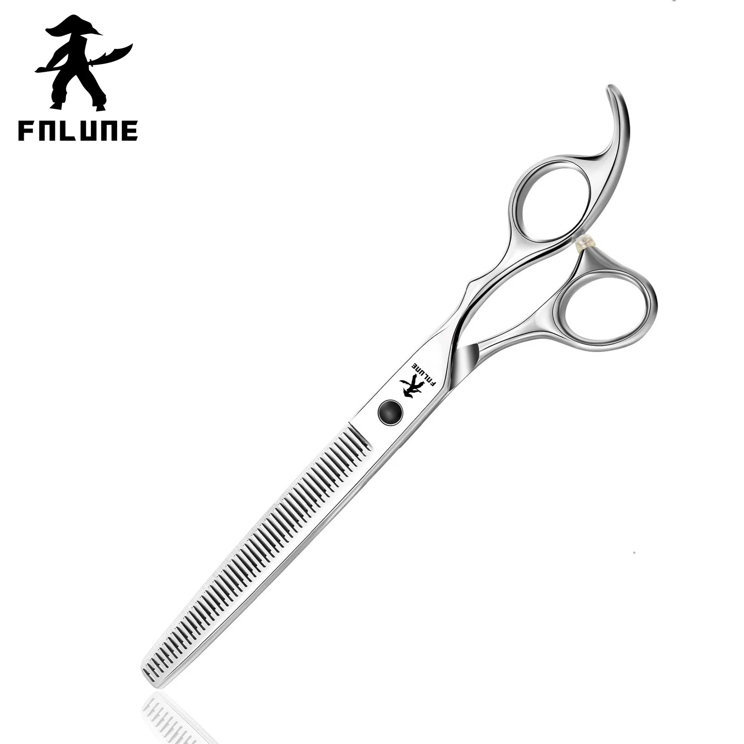 

FnLune 7.5 VG-10 48 V type teeth Professional Hair Salon Scissors Cut Barber Tool Haircut Thinning Shear Hairdressing Scissors