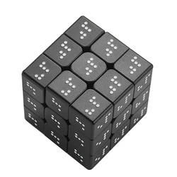 Blind Braille Tactile Magic Cube Fingerprint Learning Puzzle Board Game Finger Touch Educational Toys Gifts for Children Adults