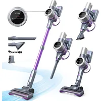 Cordless Vacuum Cleaner, 48kPa/190AW Powerful Suction, 60mins Max Runtime, 4000mAh Large Battery, Anti Hair Wrap Stick Vacuum 1
