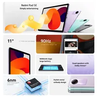 Global Version Xiaomi Redmi Pad SE Snapdragon 680 8GB RAM 256GB ROM Mi Tablet Quad speakers Dolby Atmos 90Hz 11" Display 8000mAh 2