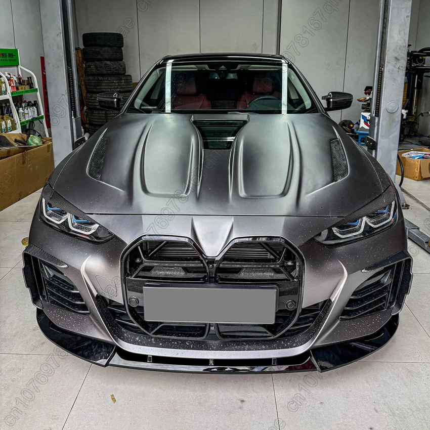 BMW 4 시리즈 G22 G23 430i M440i 2020-2025 2도어용 자동차 전면 범퍼 그릴 블랙 레이싱 그릴 ABS 바디 키트 튜닝