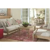 Outdoor Sofa,Clare View Coastal Outdoor Patio Eucalyptus Sofa with Cushions, Beige35"D X 81"W X 37"H,Outdoor Sofa 6