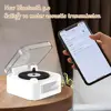 Retro Turntable Wireless Bluetooth-compatible Speaker Mini Portable Player Gift Card Desktop Record Ornaments Turntable Speaker 4
