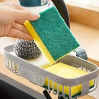 Kitchen Faucet Storage Rack Dishwashing Sink Sink Supplies Household Rag Sponge Drain Hanging Basket Storage Rack 2