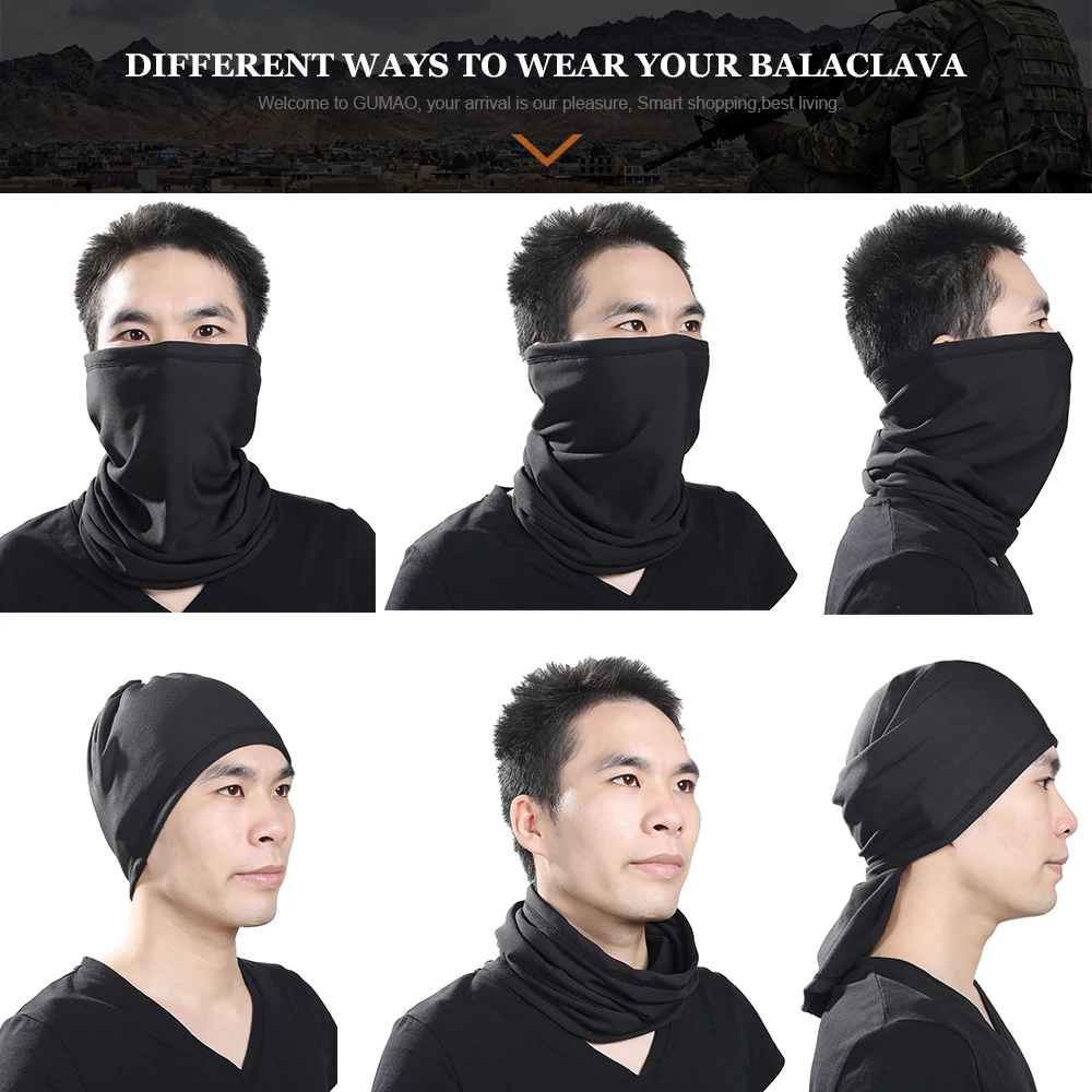 Details about   Winter Balaclava Neck Warmer Thermal Sports Tube Scarf Face Mask&Hood Bandana 