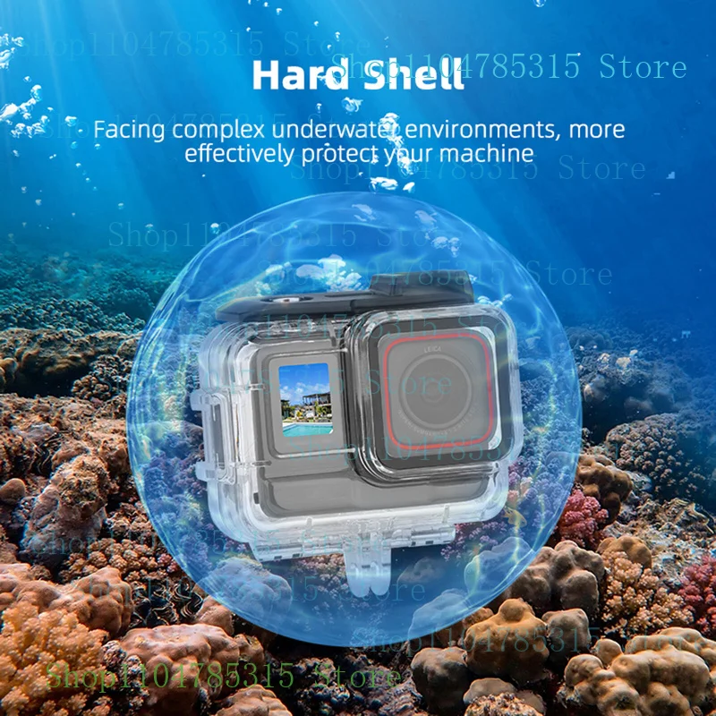For Insta 360 Ace/Ace Pro Camera Waterproof Case 60m Dive Cover Protective Case XMSJ