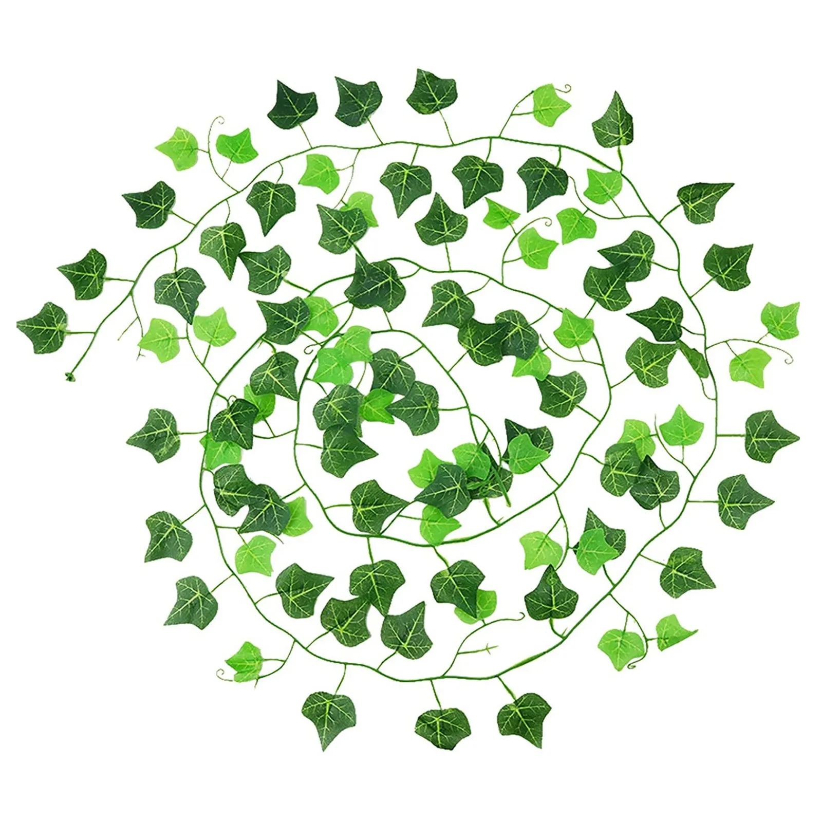 

12pcs Artificial Fake Vine Ivy Plant Green Leaf Artificial Plant Festival Wedding Party Wall Decor Vine Leaf Home Decoration
