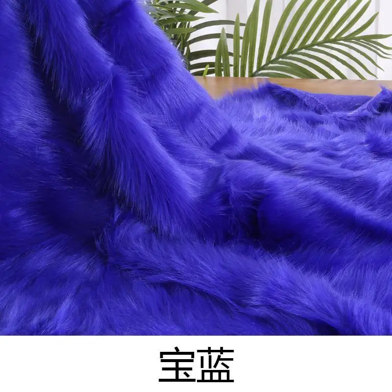 Long Hair Faux Fur Fabric 180cmx50cm For Patchwork Sewing Material Garment DIY Fur Suit Cosplay Costume