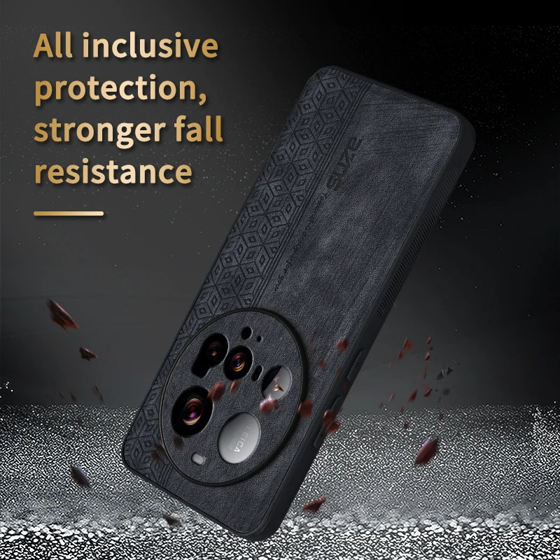 Premium Soft PU Leather Protective Back Cover - Luxurious Phone Shell Case