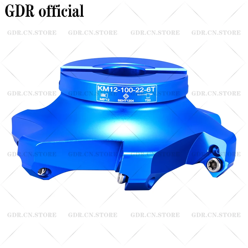 KM12 SE12 Aluminum alloy milling cutter head inserted into SEHT1204 SEKT1204 Matching FMB FMB22 FMB27 tool holder bracket tool