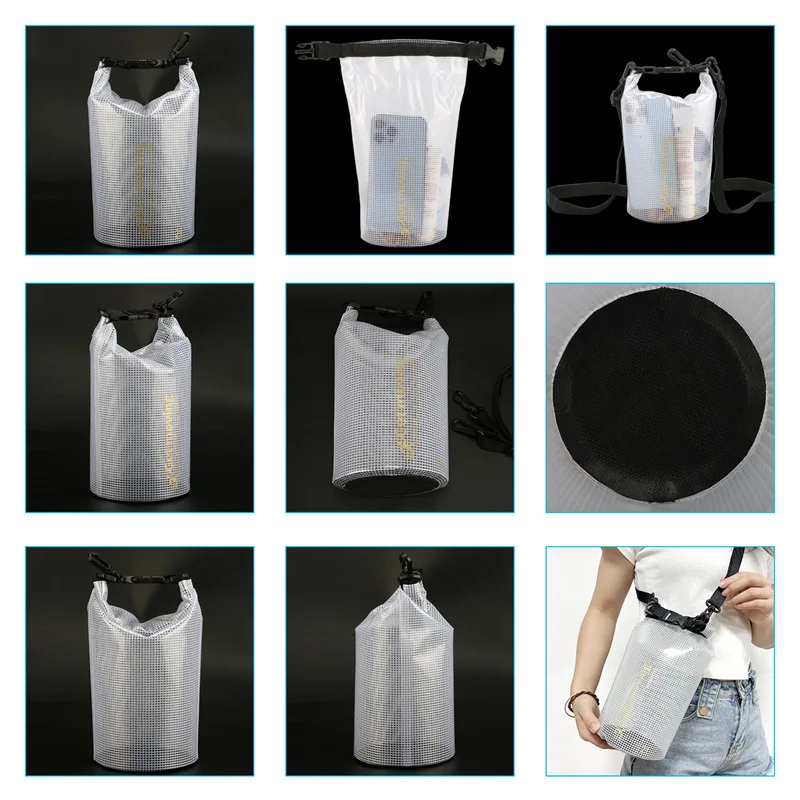 2L Outdoor Waterproof Dry Bag Floating Pouch Backpack Sack Storage Trekking Rafting Sport Kayaking Canoe Swimming Bag Travel Kit dry bag